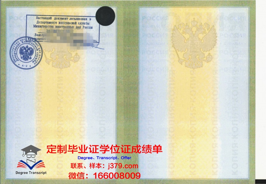 莫斯科国立经济统计信息大学毕业证展示